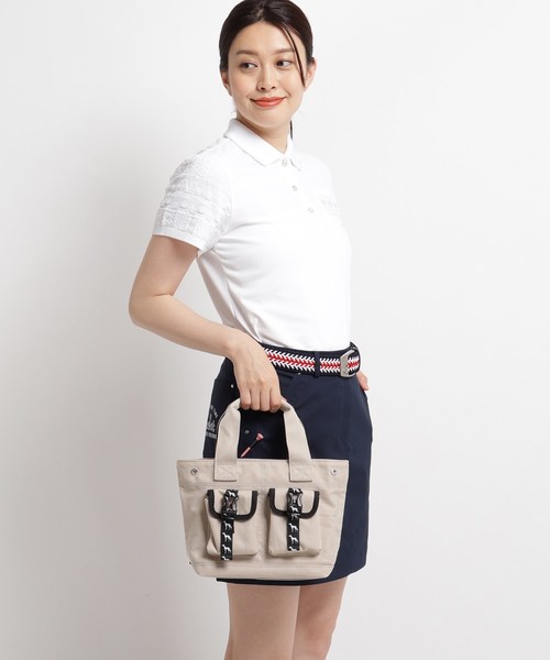 adabat(アダバット)の「cuarto united(クアルトユナイテッド)×アダバット コラボバッグ(ハンドバッグ・レディース・ブラック/ベージュ/グリーン・00)」の12枚目の写真