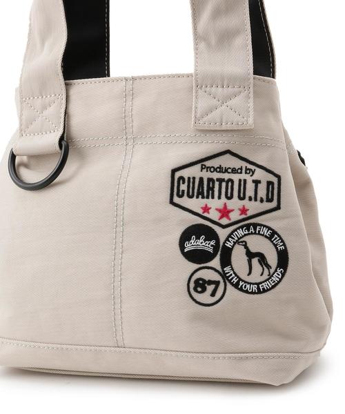 adabat(アダバット)の「cuarto united(クアルトユナイテッド)×アダバット コラボバッグ(ハンドバッグ・レディース・ブラック/ベージュ/グリーン・00)」の8枚目の写真
