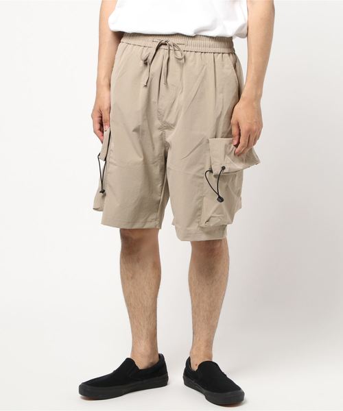 デザインポケットポリエステルカーゴショートパンツ 韓国ストリートファッション その他パンツ No Need ノーニード のファッション通販 Zozotown