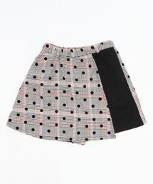 nino | [130-150]ラップパンツ　グレンチェック＆ドット(その他パンツ)