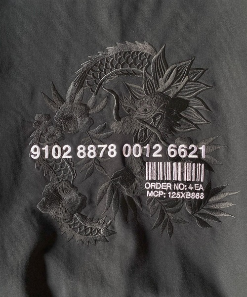 SHAREEF（シャリーフ）の「"龍"emb. BIG SWEAT（スウェット・メンズ・ブラウン/モカ/ホワイト/ネイビー/ブラック・1/3/2）」の6枚目の写真