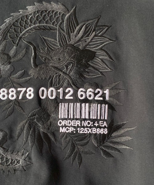 SHAREEF（シャリーフ）の「"龍"emb. BIG SWEAT（スウェット・メンズ・ブラウン/モカ/ホワイト/ネイビー/ブラック・1/3/2）」の7枚目の写真