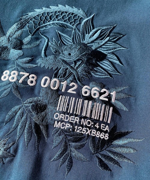 SHAREEF（シャリーフ）の「"龍"emb. BIG SWEAT（スウェット・メンズ・ブラウン/モカ/ホワイト/ネイビー/ブラック・1/3/2）」の10枚目の写真