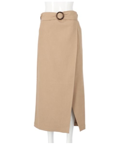 Alluge（アルージュ）の「ラップデザインベルト付スカート（スカート・レディース・ベージュ/サックスブルー/ミント・FREE）」の14枚目の写真