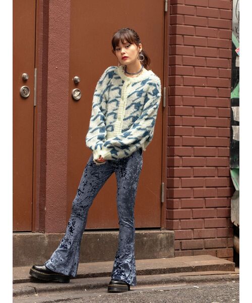 jouetie（ジュエティ）の「イージーベロアパンツ（その他パンツ・レディース・ブラック/ブルー/パープル/その他1・MEDIUM）」の10枚目の写真