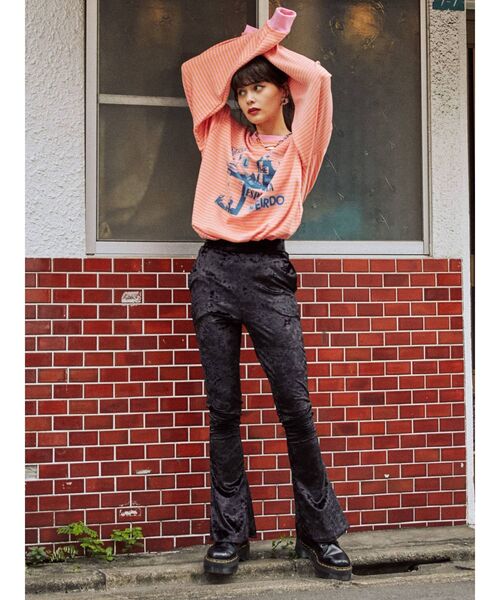 jouetie（ジュエティ）の「イージーベロアパンツ（その他パンツ・レディース・ブラック/ブルー/パープル/その他1・MEDIUM）」の11枚目の写真