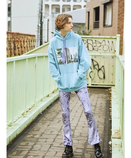 jouetie（ジュエティ）の「イージーベロアパンツ（その他パンツ・レディース・ブラック/ブルー/パープル/その他1・MEDIUM）」の18枚目の写真