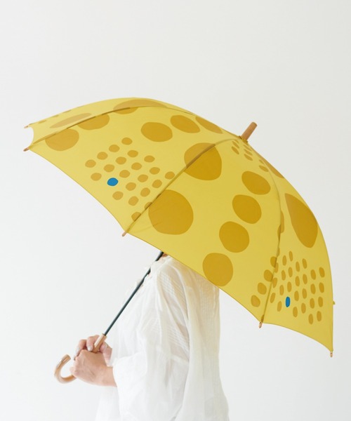 392 plusm（サンキューニプリュスエム）の「Umbrella Long 60 - maru - 790171/790177（長傘・レディース・ネイビー/レッド/カーキ/イエロー/ブラック/ベージュ/ブラウン/グレー・60cm）」の8枚目の写真