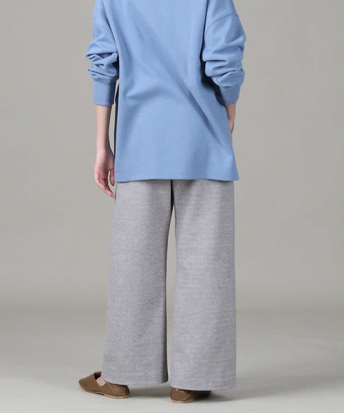 HONEYSUCKLE ROSE（ハニーサックルローズ）の「【HONEYSUCKLE ROSE】「nobee」楽伸び起毛ワイドパンツ（その他パンツ・レディース・ライトグレー/ブラック/ブラウン/ブラック×グレー・M/L）」の10枚目の写真