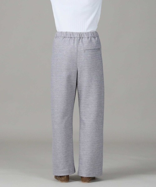 HONEYSUCKLE ROSE（ハニーサックルローズ）の「【HONEYSUCKLE ROSE】「nobee」楽伸び起毛ワイドパンツ（その他パンツ・レディース・ライトグレー/ブラック/ブラウン/ブラック×グレー・M/L）」の14枚目の写真