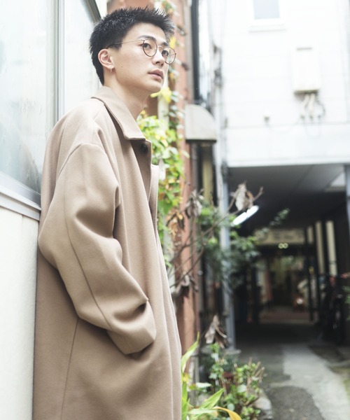 Lulu & Arnie(るるあんどあーにー)の「オーバーサイズ ステンカラーコート(ステンカラーコート・メンズ・ブラック/ベージュ/ブラウン・FREE/MEDIUM/LARGE)」の19枚目の写真