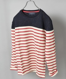 SHIPS JET BLUE | JB: ケーブル×ボーダー カットソー 14AW(Tシャツ/カットソー)