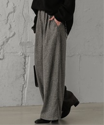 ウールライクワイドパンツ