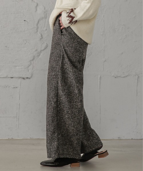 La-gemme（ラジェム）の「ウールライクワイドパンツ（その他パンツ・レディース・ライトグレー/ブラック/ダークグレー/グレー系その他/チェック・M/L）」の13枚目の写真