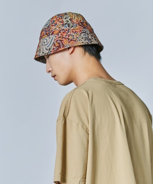 OVERRIDE（オーバーライド）の「【OVERRIDE】PACHWORK GOB HAT / 【オーバーライド】パッチワーク　ハット（ハット・メンズ・ブラック/レッド/ベージュ・58cm）」の16枚目の写真