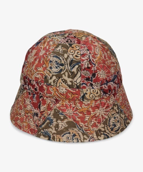 OVERRIDE（オーバーライド）の「【OVERRIDE】PACHWORK GOB HAT / 【オーバーライド】パッチワーク　ハット（ハット・メンズ・ブラック/レッド/ベージュ・58cm）」の19枚目の写真