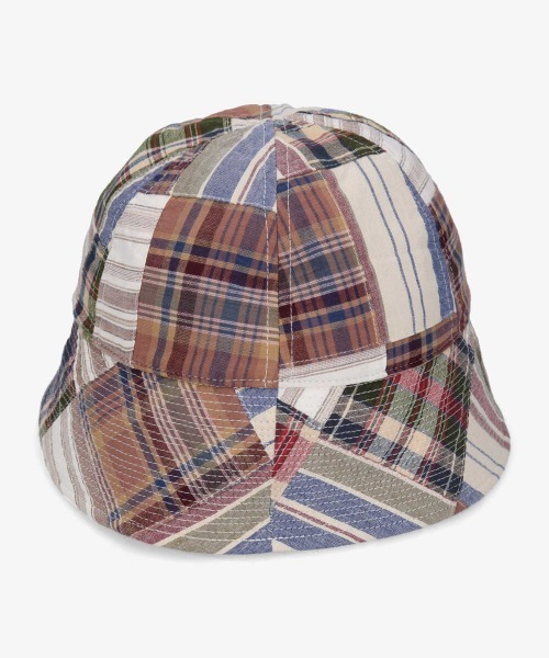 OVERRIDE（オーバーライド）の「【OVERRIDE】PACHWORK GOB HAT / 【オーバーライド】パッチワーク　ハット（ハット・メンズ・ブラック/レッド/ベージュ・58cm）」の11枚目の写真