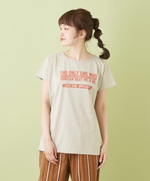 CUBE SUGAR（キューブシュガー）の「天竺 パウダー加工 ヤッコＴシャツ（Tシャツ/カットソー）」