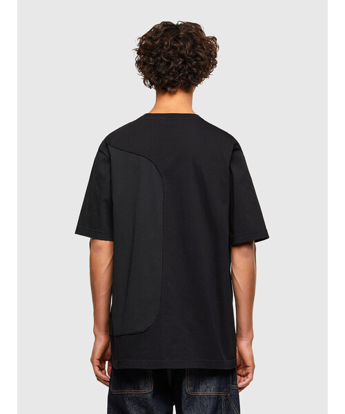 DIESEL（ディーゼル）の「メンズ Tシャツ ロゴ プリント 加工