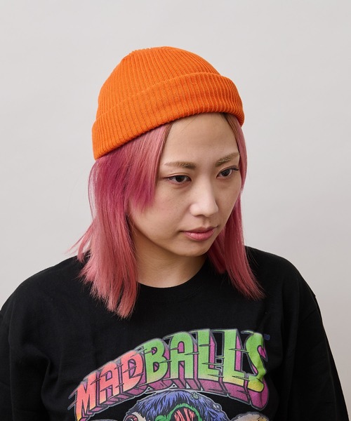 ANCHOR（アンカー）の「CELEB  オールシーズン対応　2パックコットンニットワッチ（ニットキャップ/ビーニー・メンズ・ベージュ/ネイビー/ホワイト系その他/グレー系その他/レッド系その他/オレンジ系その他/イエロー系/ミント/ブルー/グリーン系その他/ピンク系その他/キャメル/バーガンディー・FREE）」の13枚目の写真