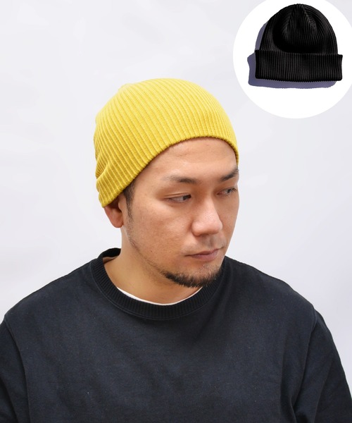 ANCHOR（アンカー）の「CELEB  オールシーズン対応　2パックコットンニットワッチ（ニットキャップ/ビーニー・メンズ・ベージュ/ネイビー/ホワイト系その他/グレー系その他/レッド系その他/オレンジ系その他/イエロー系/ミント/ブルー/グリーン系その他/ピンク系その他/キャメル/バーガンディー・FREE）」の18枚目の写真