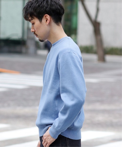 EDIFICE（エディフィス）の「コットンカシミヤ スムース クルーネック