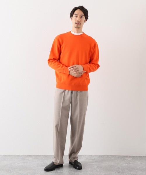 EDIFICE（エディフィス）の「コットンカシミヤ スムース クルーネック