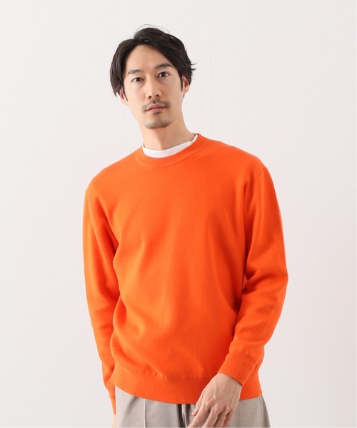 EDIFICE（エディフィス）の「コットンカシミヤ スムース クルーネック