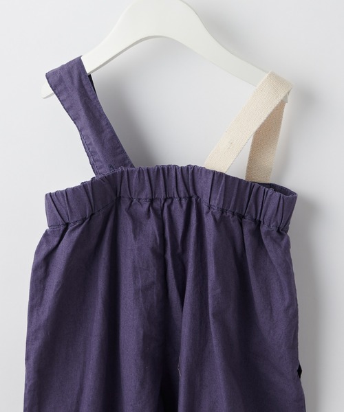 CIAOPANIC TYPY(チャオパニックティピー)の「コットンリネンサロペット(サロペット/オーバーオール・キッズ・チャコールグレー/ブルー/ベージュ・SMALL/MEDIUM/LARGE/X-LARGE/XX-LARGE)」の5枚目の写真