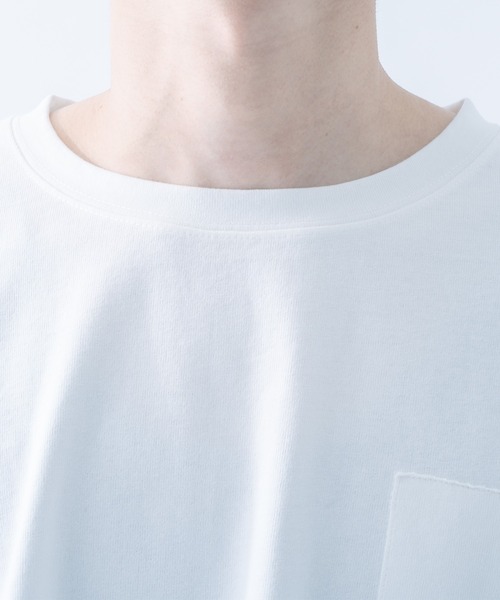 epnok(エプノック)の「サイドスリットepロンT(Tシャツ/カットソー・メンズ・グレイッシュベージュ/オフホワイト/ブルーグリーン・SMALL/MEDIUM/LARGE)」の13枚目の写真