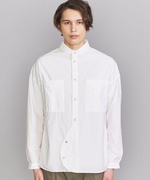 NATIC（ナティック）の「＜NATIC (ナティック）＞ R/C TW SHT/シャツ（シャツ/ブラウス・メンズ・ネイビー/ホワイト・LARGE/MEDIUM）」の6枚目の写真