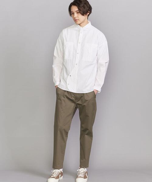 NATIC（ナティック）の「＜NATIC (ナティック）＞ R/C TW SHT/シャツ（シャツ/ブラウス・メンズ・ネイビー/ホワイト・LARGE/MEDIUM）」の10枚目の写真