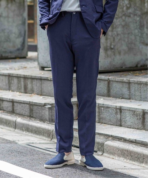 417 EDIFICE(フォーワンセブンエディフィス)の「◆【ジャケット+パンツの2点セット】ライトサッカー スペシャルセットアップ(テーラードジャケット・メンズ・ブラック/ネイビー/ブラウン/カーキ/ネイビー系・SMALL/MEDIUM/LARGE/X-LARGE)」の21枚目の写真