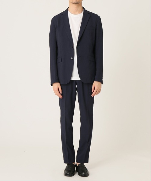 417 EDIFICE(フォーワンセブンエディフィス)の「◆【ジャケット+パンツの2点セット】ライトサッカー スペシャルセットアップ(テーラードジャケット・メンズ・ブラック/ネイビー/ブラウン/カーキ/ネイビー系・SMALL/MEDIUM/LARGE/X-LARGE)」の9枚目の写真