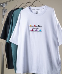 CONVERSE（コンバース）の「【CONVERSE／コンバース】SIX SHOSE 刺繍 半袖Tシャツ（Tシャツ/カットソー・メンズ）」