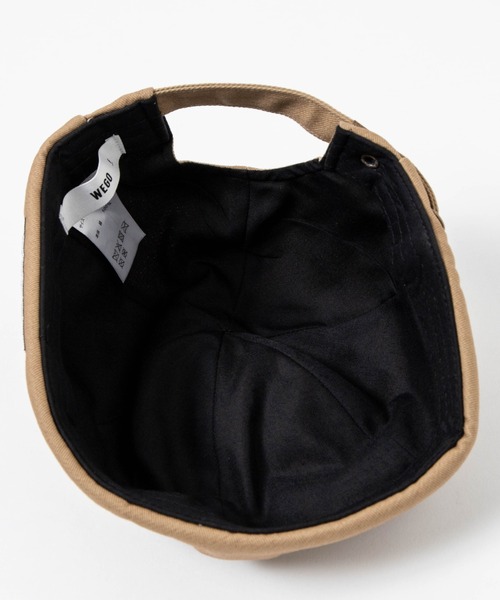 WEGO（ウィゴー）の「WEGO/ロゴフィッシャーマンキャップ（キャップ・レディース・カーキ/オフホワイト/ブラック・FREE）」の8枚目の写真