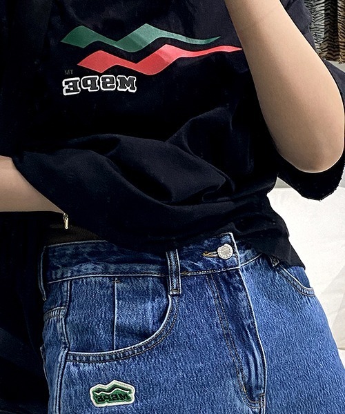 MASONPRINCE(メイソンプリンス)の「【MASONPRINCE】4 color oversized brand logo print T-shirt DT2176(Tシャツ/カットソー・メンズ・ホワイト/グレー/ブラック/ブルー・XL/M/S/L)」の8枚目の写真