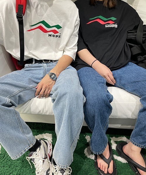 MASONPRINCE(メイソンプリンス)の「【MASONPRINCE】4 color oversized brand logo print T-shirt DT2176(Tシャツ/カットソー・メンズ・ホワイト/グレー/ブラック/ブルー・XL/M/S/L)」の9枚目の写真