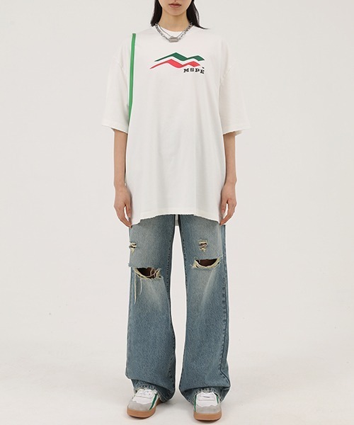 MASONPRINCE(メイソンプリンス)の「【MASONPRINCE】4 color oversized brand logo print T-shirt DT2176(Tシャツ/カットソー・メンズ・ホワイト/グレー/ブラック/ブルー・XL/M/S/L)」の13枚目の写真