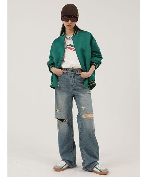MASONPRINCE(メイソンプリンス)の「【MASONPRINCE】4 color oversized brand logo print T-shirt DT2176(Tシャツ/カットソー・メンズ・ホワイト/グレー/ブラック/ブルー・XL/M/S/L)」の19枚目の写真