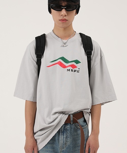 MASONPRINCE(メイソンプリンス)の「【MASONPRINCE】4 color oversized brand logo print T-shirt DT2176(Tシャツ/カットソー・メンズ・ホワイト/グレー/ブラック/ブルー・XL/M/S/L)」の21枚目の写真