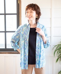 リバティプリントシャツ