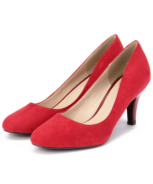 Boisson Chocolat（ボワソンショコラ）の「●△ボワソンショコラ/B プレーンパンプス75（パンプス・レディース・ネイビー/ブラック/ダークグレー/レッド・23cm/23.5cm/24cm/24.5cm/22cm/22.5cm）」の4枚目の写真