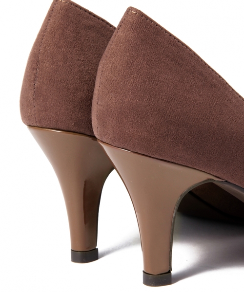 Boisson Chocolat（ボワソンショコラ）の「●△ボワソンショコラ/B プレーンパンプス75（パンプス・レディース・ネイビー/ブラック/ダークグレー/レッド・23cm/23.5cm/24cm/24.5cm/22cm/22.5cm）」の14枚目の写真