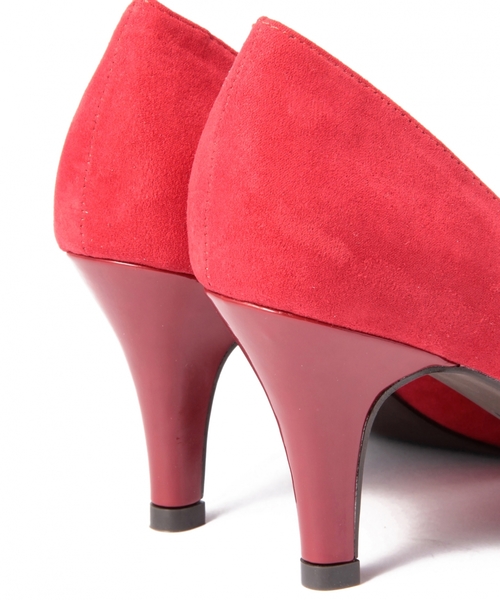 Boisson Chocolat（ボワソンショコラ）の「●△ボワソンショコラ/B プレーンパンプス75（パンプス・レディース・ネイビー/ブラック/ダークグレー/レッド・23cm/23.5cm/24cm/24.5cm/22cm/22.5cm）」の15枚目の写真