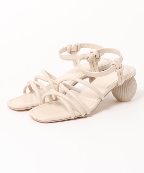 WILLSELECTION（ウィルセレクション）の「カットボールヒールサンダル（サンダル・レディース・ダークブラウン/アイボリー・SMALL/MEDIUM）」の15枚目の写真