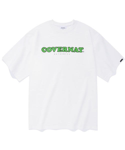 COVERNAT（カバーナット）の「【COVERNAT】COOPER LOGO S/S TEE / カバーナット クーパー ロゴ Tシャツ（Tシャツ/カットソー・メンズ・ホワイト/ミント/ネイビー・SMALL/X-LARGE/LARGE/MEDIUM）」の2枚目の写真
