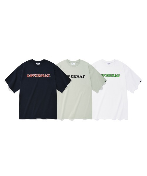 COVERNAT（カバーナット）の「【COVERNAT】COOPER LOGO S/S TEE / カバーナット クーパー ロゴ Tシャツ（Tシャツ/カットソー・メンズ・ホワイト/ミント/ネイビー・SMALL/X-LARGE/LARGE/MEDIUM）」の10枚目の写真