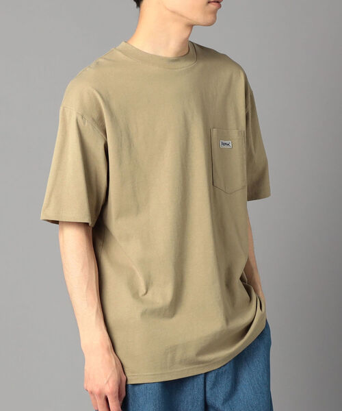 TAION（タイオン）の「【TAION/タイオン】FREDYMAC別注 パッカブルTシャツ ポケT UNISEX（Tシャツ/カットソー・メンズ・サックスブルー/ベージュ/ホワイト/イエロー/ブラック/オレンジ・M/L）」の3枚目の写真