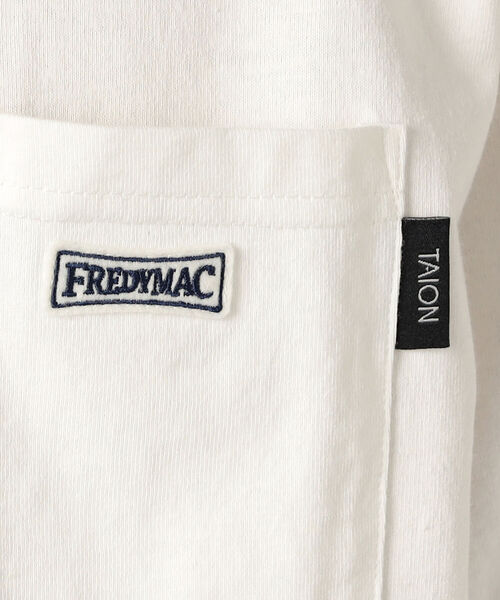 TAION（タイオン）の「【TAION/タイオン】FREDYMAC別注 パッカブルTシャツ ポケT UNISEX（Tシャツ/カットソー・メンズ・サックスブルー/ベージュ/ホワイト/イエロー/ブラック/オレンジ・M/L）」の14枚目の写真